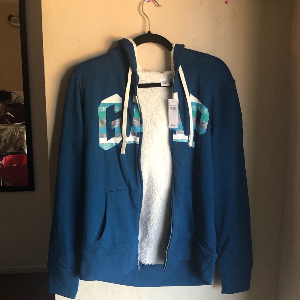 Gap zip up sweater